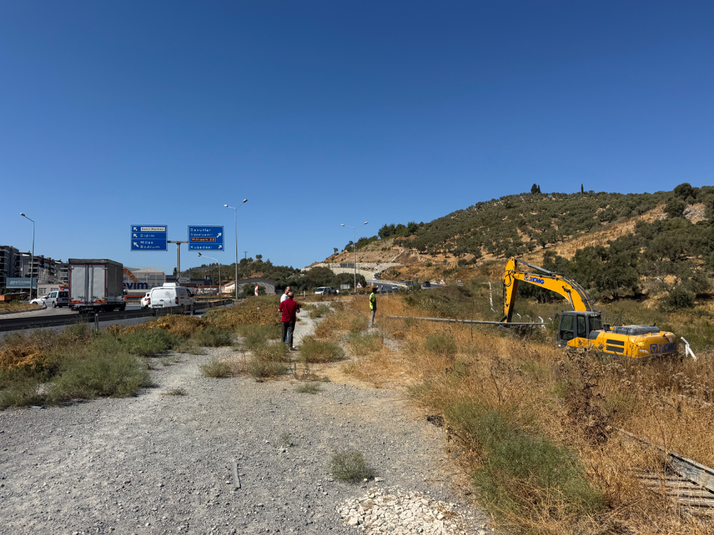 Söke Novada Kavşağında Çalışmalar Başladı